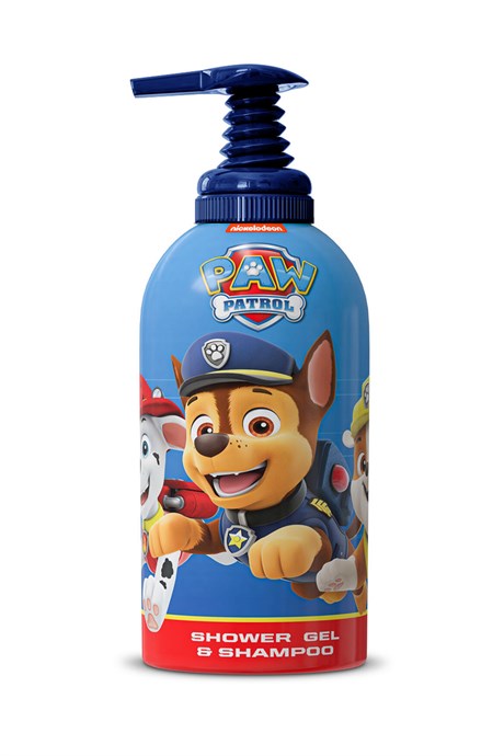 BI-ES Paw Patrol Chase Shower Gel & Shampoo 1000 ml Çocuklar İçin 2in1 Duş Jeli & Şampuan