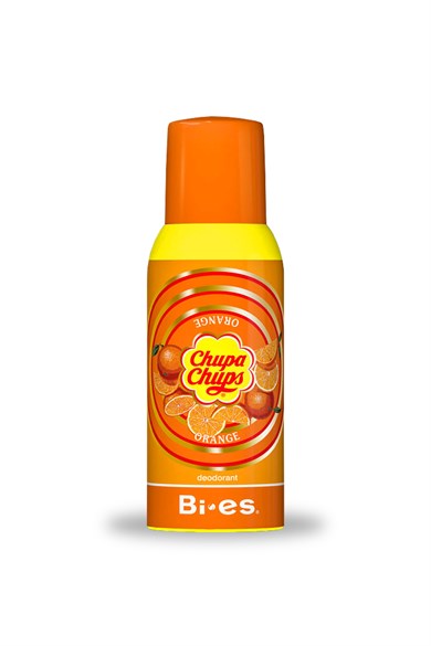 BI-ES Chupa Chups Orange Deodorant 100 ml Portakal Aromalı Çocuk Deo Sprey