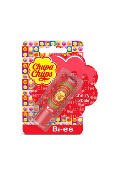 BI-ES Chupa Chups Cherry Lip Balm 15 ml Kiraz Aromalı Çocuk Dudak Balmı Lipbalm