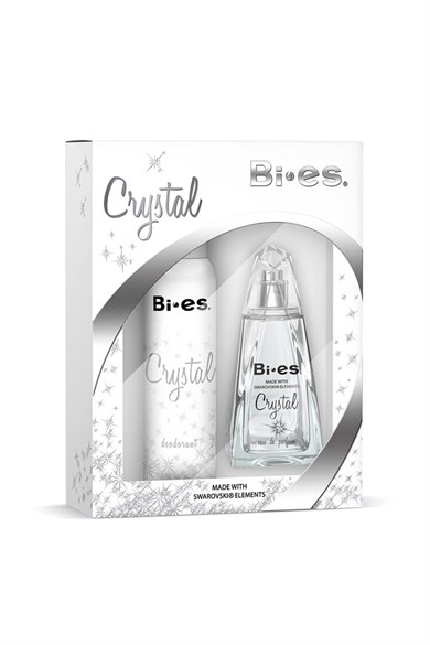 Bi-Es Crystal Woman Edp 100 Ml + Deo Sprey 150 Ml Kadın Parfüm Seti