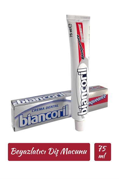 Biancoril Beyazlatıcı Diş Macunu Doğal Beyazlık Whitening Toothpaste 75 ml