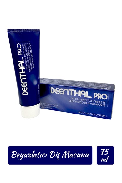 Deenthal Pro Ekstra Beyazlatıcı Diş Macunu Çürüklere Karşı Koruyucu Whitening Toothpaste 75 ml