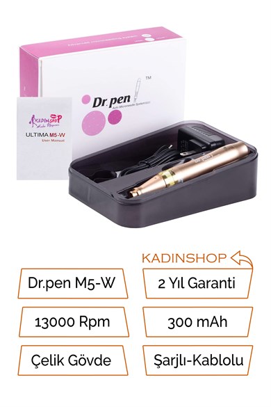 Dr.pen M5-W Dermapen Şarjlı Dermapen Cihazı Mikro İğneleme Cihazı