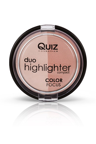 Quız Color Focus Duo 2 Renkli Aydınlatıcı Highlighter + Allık Seti Highlighter