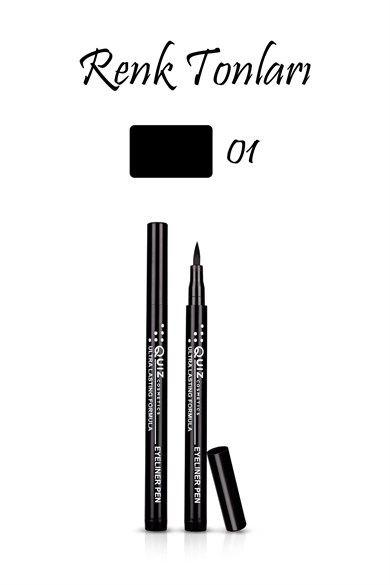 Quiz Siyah Eyeliner Göz Kalemi - Eyeliner Pen